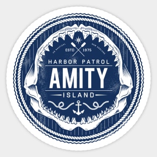 Amity Island Harbor Patrol Sticker